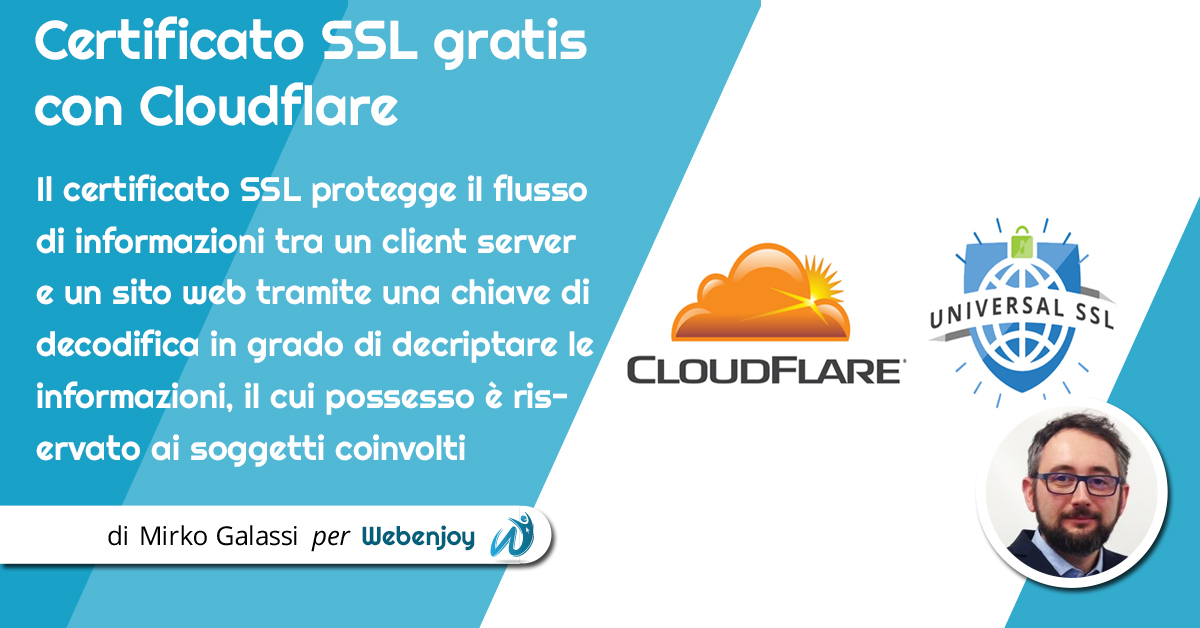 Certificato SSL gratis con Cloudflare