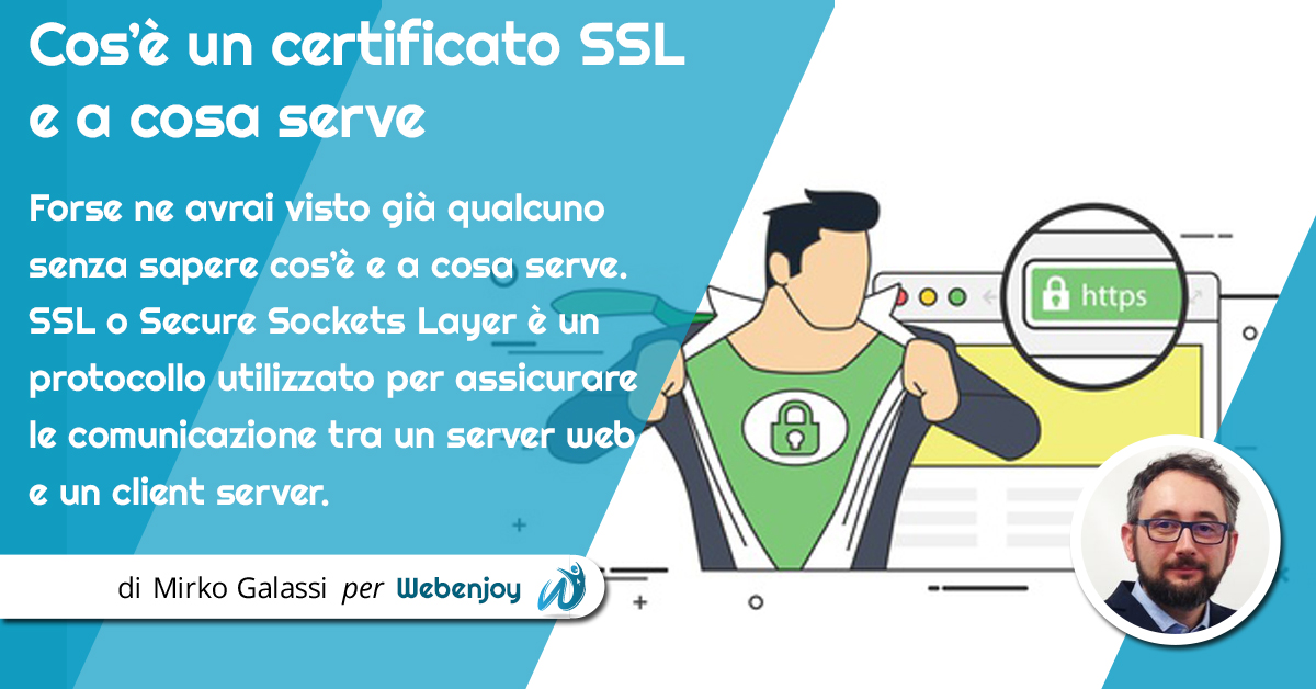 Cos'è un certificato SSL e a cosa serve